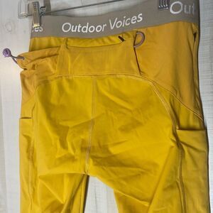 Outdoor Voices Yellow Leggings
